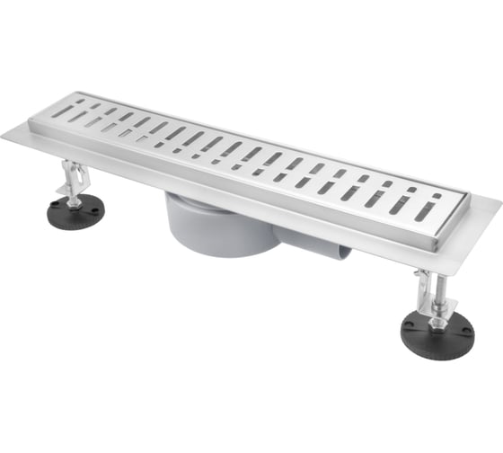 Изображение товара Трап линейный с металлической решеткой MPF D40/50, 400 мм ИС.110492