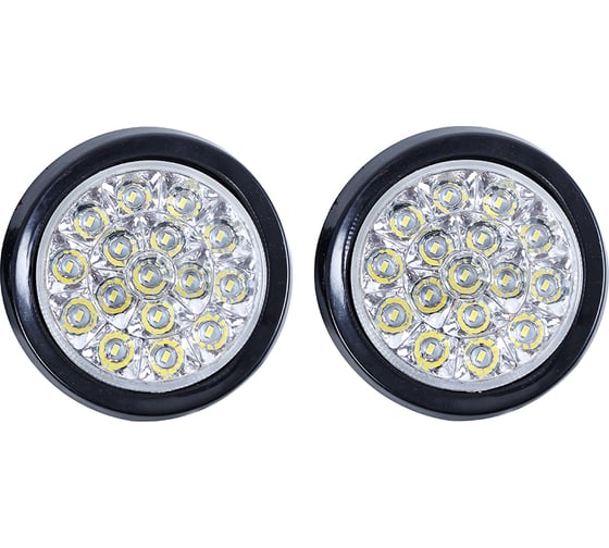 Изображение товара Светодионый стоп поворотник Крал зад. ход задние для грузовика, прицепа 12-24V (Белый) (4 шт.) 5209