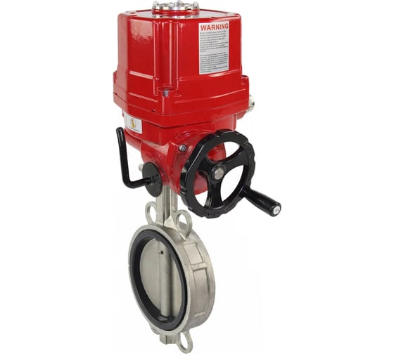 Изображение товара Затвор DN.ru 316L-316L-EPDM Ду100 Ру16 с электроприводом EX-010 220В D050-02429