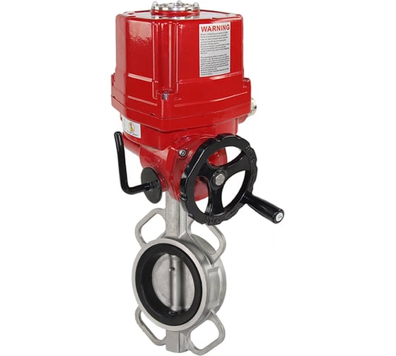 Изображение товара Затвор DN.ru 316L-316L-EPDM Ду80 Ру16 с электроприводом EX-010 220В D050-02436