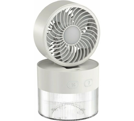 Изображение товара Вентилятор Фарлайт портативный настольный складной 8800/5500/2800 об/мин 3 скорости, с увлажнителем 350 мл и FAR000317