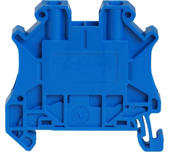 Изображение товара Проходные клеммы винтовые CONTA CUT 2.5 BLUE-100, (упак 100шт) 00-00013144
