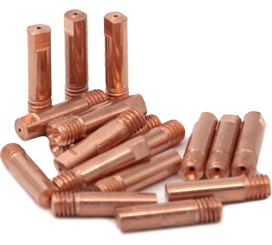 Изображение товара Наконечники контактные (100 шт; М6х25 мм; 0.8 мм; медь) DEKA СТ000001800