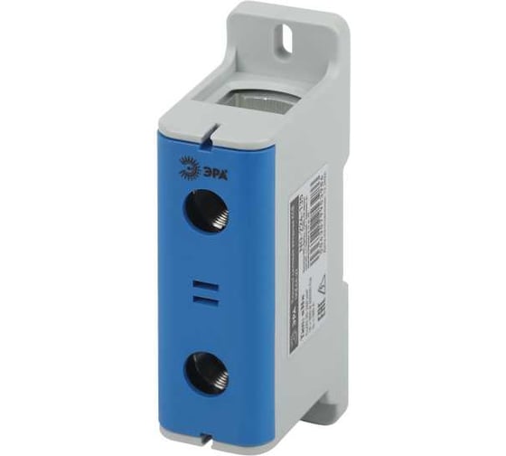 Изображение товара Клемма силовая вводная ЭРА КСВ NO224135 (KE64.2) 35-240 мм2 синяя N Б0065559