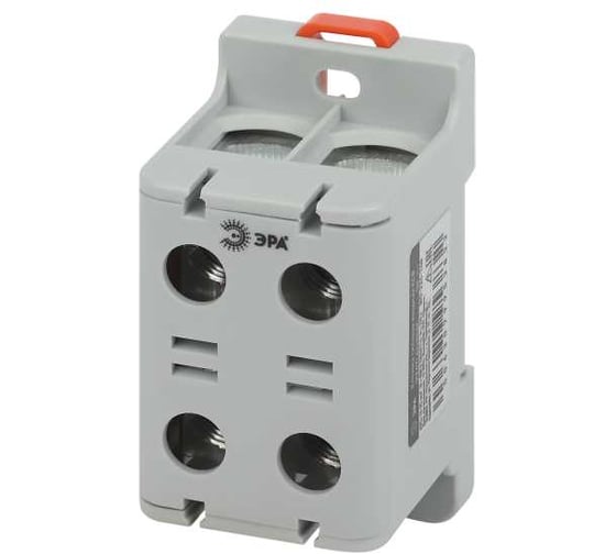 Изображение товара Клемма силовая вводная ЭРА КСВ NO224140 двойная (KE67) 16-95 мм2 серая L Б0065605