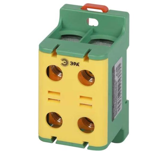 Изображение товара Клемма силовая вводная ЭРА КСВ NO224142 двойная (KE67.3) 16-95 мм2 желтая/зеленая PE Б0065614