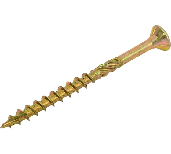 Изображение товара Саморез конструкционный Zitar потайной ЖЦ, Torx 3,5x45 100 шт, коробка 159919