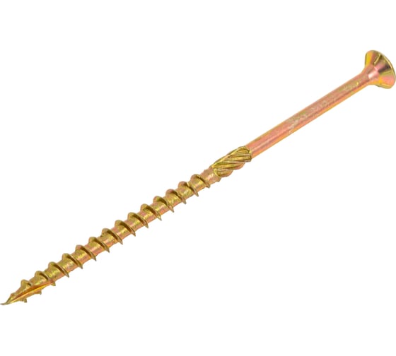 Изображение товара Саморез конструкционный Zitar потайной ЖЦ, Torx 5x100 100 шт, коробка 159936