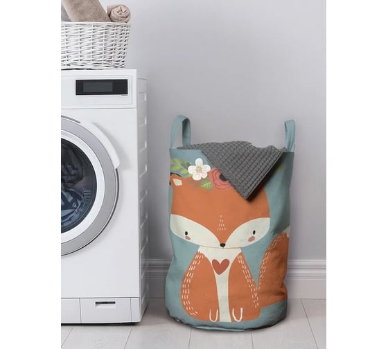 Изображение товара Корзина для хранения вещей JoyArty  Скромная лисичка 35x50 см  gaba_378476_M