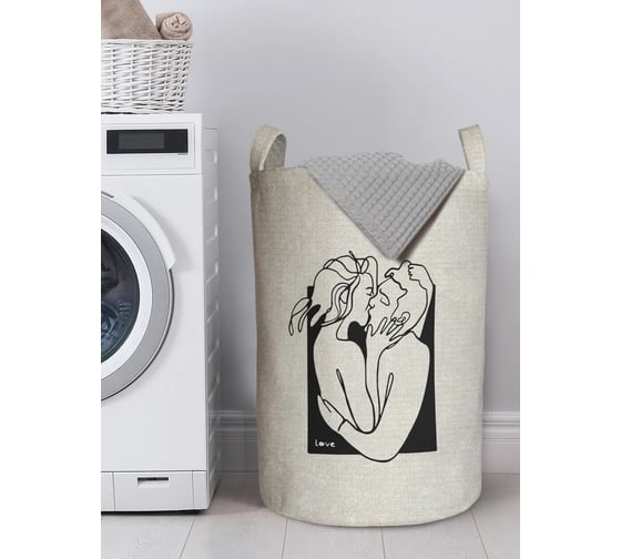 Изображение товара Корзина для хранения вещей JoyArty  Страстная любовь 40x60 см  gaba_385282_L