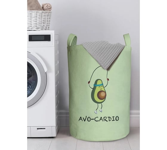 Изображение товара Корзина для хранения вещей JoyArty  Спортивный авокадо 40x60 см  gaba_385269_L
