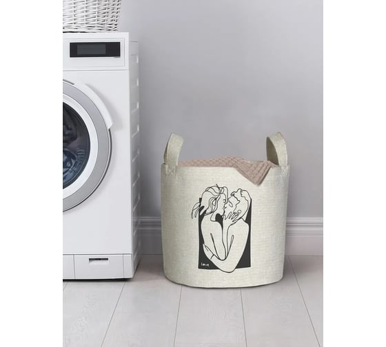 Изображение товара Корзина для хранения вещей JoyArty  Страстная любовь 35x35 см  gaba_385282_S