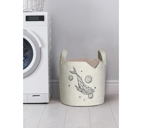 Изображение товара Корзина для хранения вещей JoyArty  По волнам вселенной 35x35 см  gaba_385274_S
