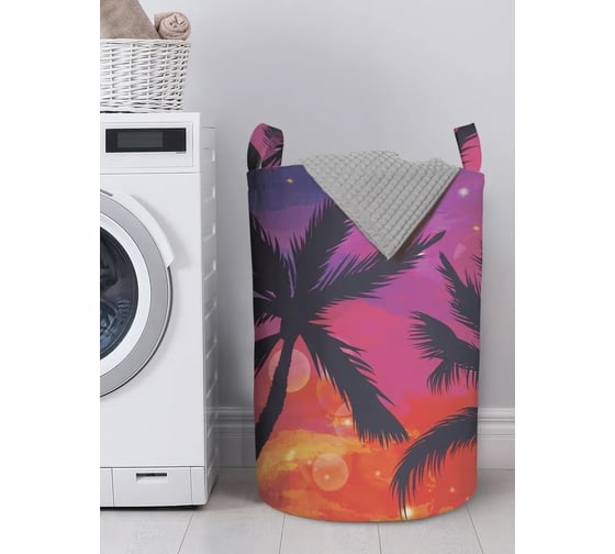 Изображение товара Корзина для хранения вещей JoyArty  Любовь на берегу океана 40x60 см  gaba_385264_L