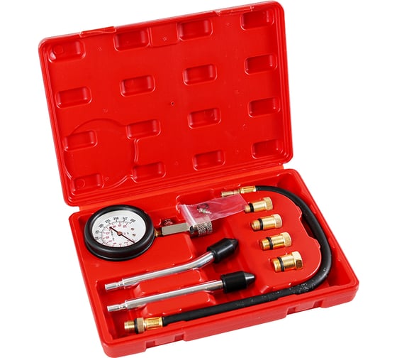 Изображение товара Компрессометр бензиновый Крал набор датчиком 063 мм до 300 фунтов на кв.20 кг / см 3340