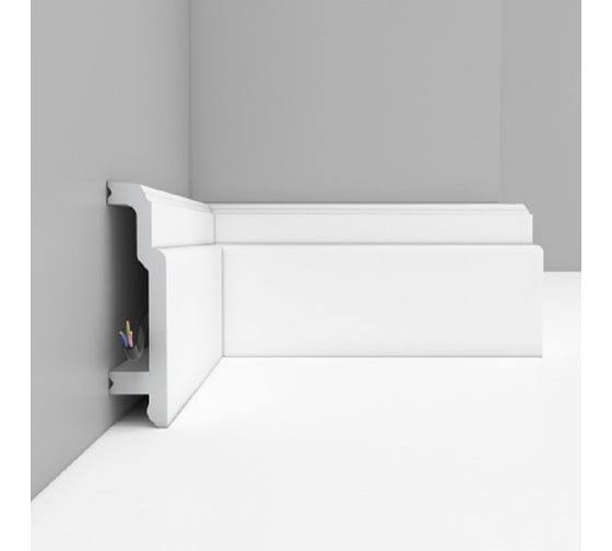 Изображение товара Напольный плинтус Decomaster 105х24х2000 мм A155