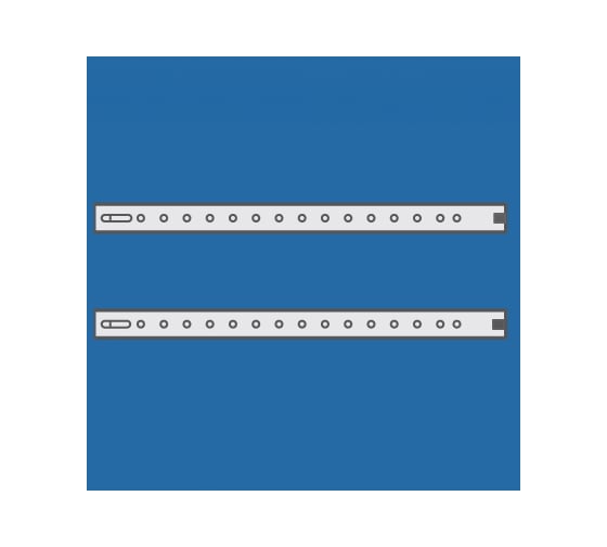 Изображение товара Направляющие для горизонтальных разделителей DKC, Г=195мм, 2шт. R5SOE195