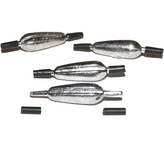 Изображение товара Быстросъемные грузила SALMO QUICK FIX с фиксацией, 3.0-6.0г, набор 2 1008-BF002