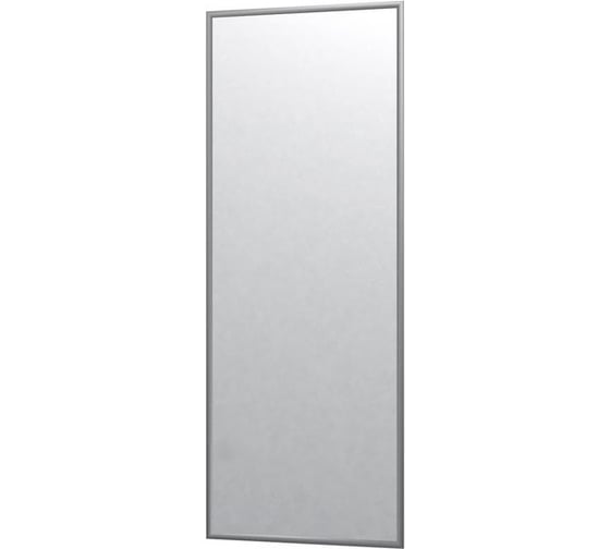 Изображение товара Настенное зеркало Мебелик Сельетта-6 в раме, матовое серебро 1100х400х9 4885