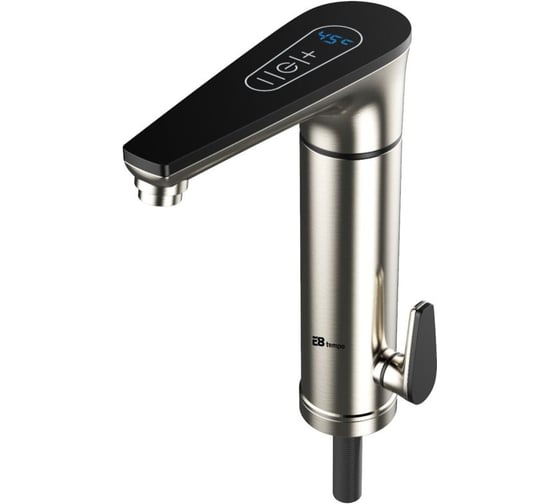 Изображение товара Проточный электрический водонагреватель (кран) Е8tempo TA33H черно-серый E8TA33H