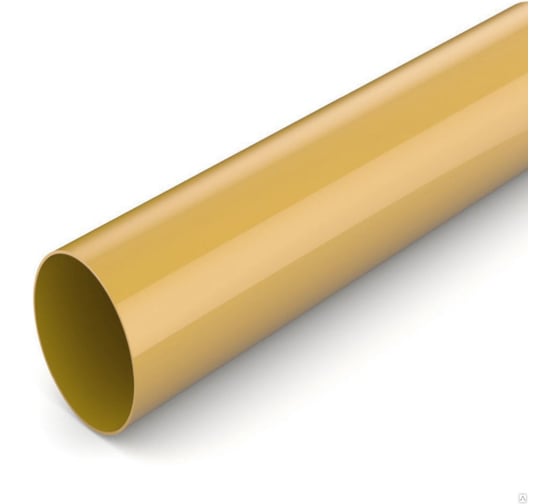 Изображение товара Труба гладкая жесткая Урал ПАК ПВХ под светлое дерево, d 20 мм, 50м (25шт по 2м) ГТ-0032120-050