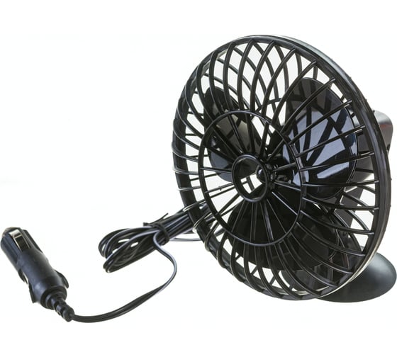 Изображение товара Вентилятор в салон Airline 12,5 см на присоске пластик 12В ACF-12-01
