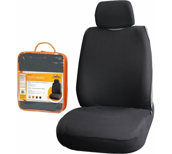 Изображение товара Чехол-майка Airline Блааст передняя, цвет черный, материал велюр, 1 шт. ASC-SB-03