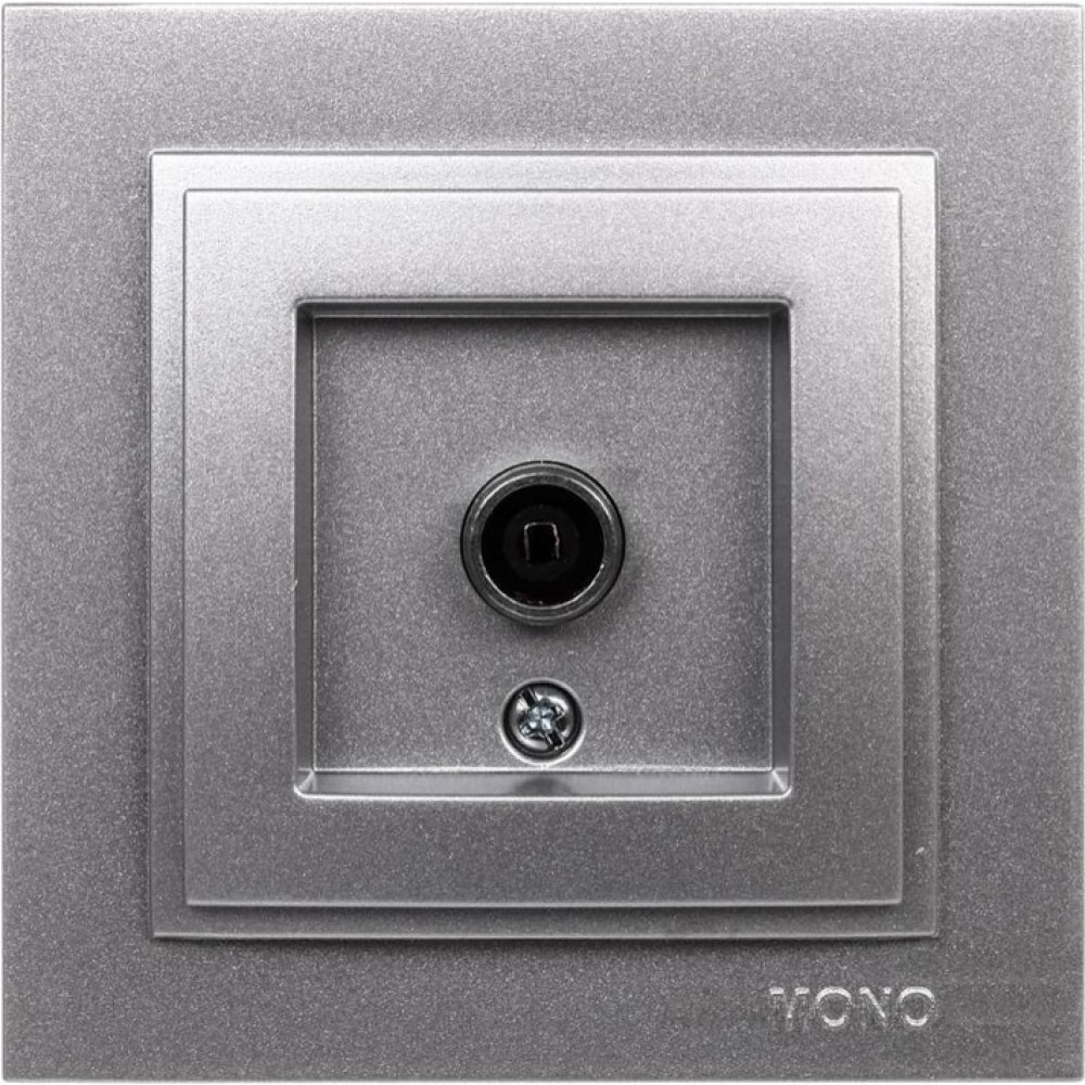Универсальная проходная tv розетка MONO ELECTRIC механизм розетки mono electric