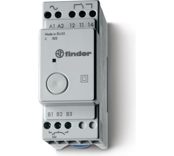 Изображение товара Модульное электронное импульсное реле Finder, 1 CO конт. 16а /= 24в Ac/Dc, 130100240000