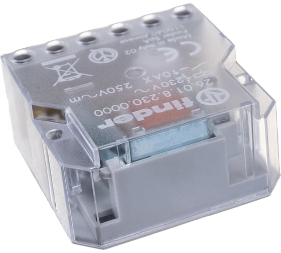 Изображение товара Импульсное реле Finder установка в монтажную коробку, 1НО контакт 10А, 230В AC, 260182300000
