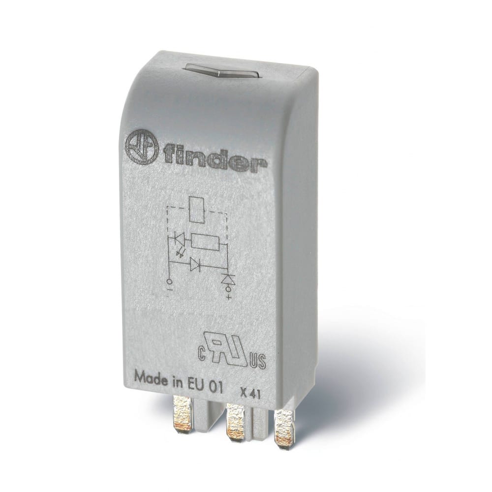 Модуль индикации и защиты Finder модуль индикации и защиты led диод a1 6 24в dc зел finder 9901902499 1шт
