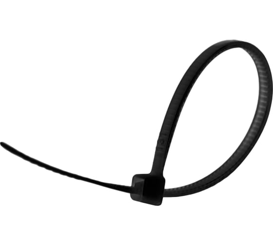 Изображение товара Нейлоновые стяжки vertextools 5х350, черный, 100 шт. СНЧ-5-350