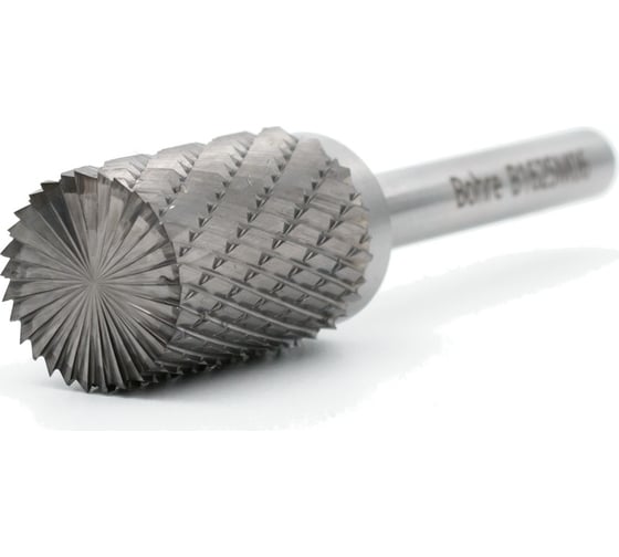 Изображение товара Борфреза твердосплавная Bohre цилиндрическая с торцовыми зубьями, тип В 16-25-М-06-L70 КБ001389