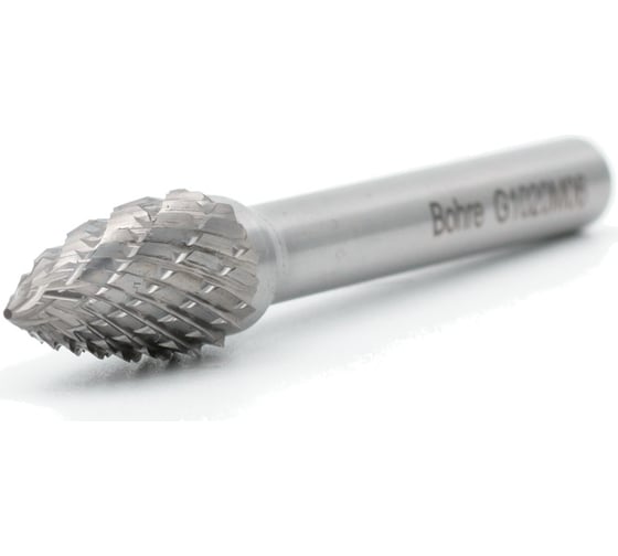 Изображение товара Борфреза твердосплавная Bohre сфероконическая с заостренным концом, тип G 10-20-М-06-L65 КБ001431