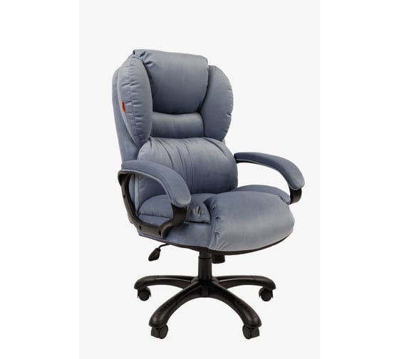 Изображение товара Кресло CHAIRMAN Home 434 Россия ткань Т-71 голубое (черный пластик) 00-07127975