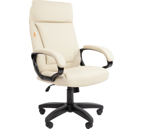 Изображение товара Офисное кресло CHAIRMAN 794LT Россия чер.пласт экокожа светло-бежевая 00-07176100