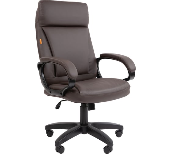 Изображение товара Офисное кресло CHAIRMAN 794LT Россия чер.пласт экокожа коричневая 00-07166002