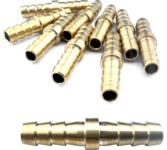 Изображение товара Соединитель Профитт латунный елочка 6 мм, 10 шт 9275761