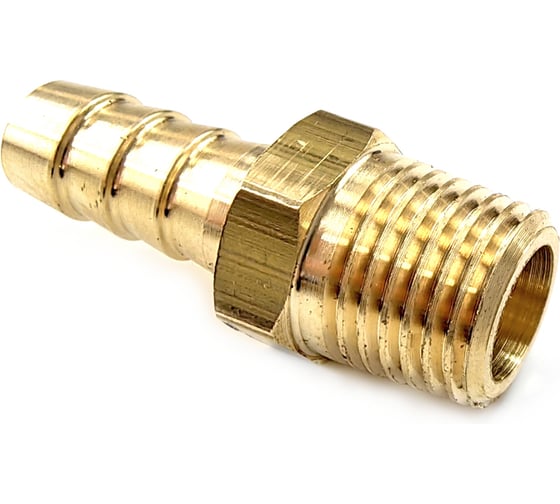 Изображение товара Штуцер Профитт латунный пневмо 1/4" НР х 8 мм 9276591