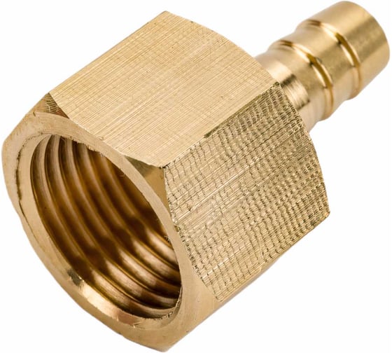 Изображение товара Штуцер Профитт латунный пневмо 1/2" ВР х 8 мм 9276539