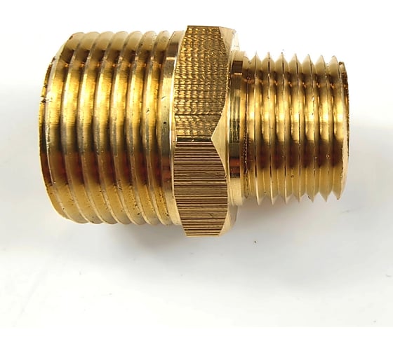 Изображение товара Ниппель латунный переходной пневмо 3/4 НР - 1/2 НР, 10 шт Профитт 9276331