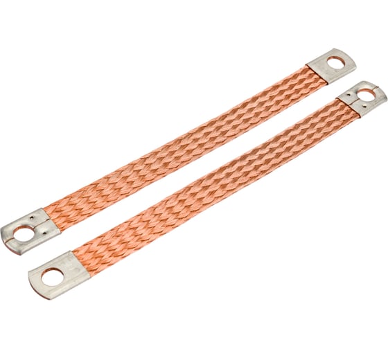 Изображение товара Шлейф заземления DKC винт М8 16 мм.кв., 200 мм, 5шт 2T5