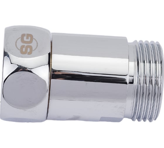 Изображение товара Прямое соединение для полотенцесушителя SG г/ш 1"х1", хром, 2 шт 731SCH1010