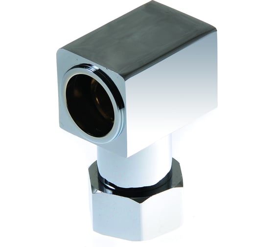 Изображение товара Уголок для полотенцесушителя SG квадратный, 3/4"ВРх1/2"НР, хром, 2 шт 549-2SCH040504/2