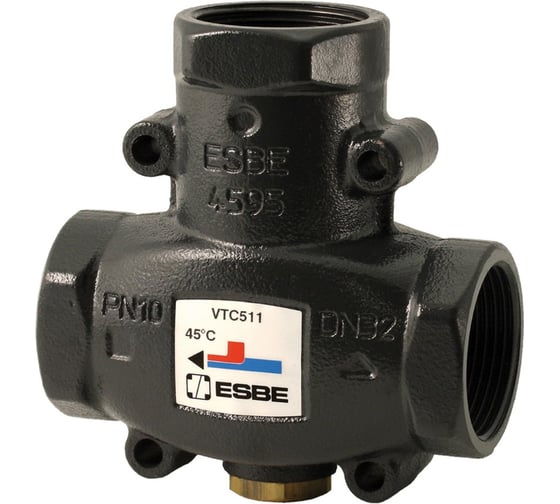 Изображение товара Термостатический смесительный клапан ESBE VTС511 60 градусов KVS9 Rp25 5102 03 00