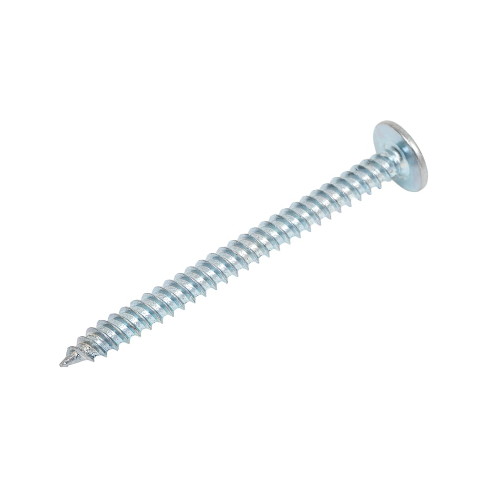 Изображение товара Саморез с прессшайбой 4,2x50 острый цинк ВИ, крепеж для строительных работ