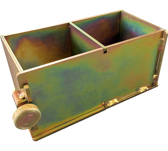 Изображение товара Кубическая форма TeaM 2ФК-100/5, оцинкованная, двухгнездовая 2ФК1005Ц