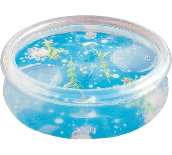 Изображение товара Бассейн с надувным бортом круглый Sunclub 190х47 см, 770 л, Морские животные, 12222, 109406