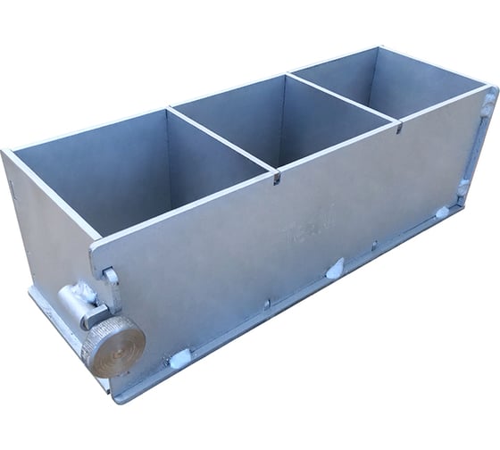 Изображение товара Кубическая форма TeaM 3ФК-100/4, окрашенная, трехгнездовая 3ФК1004К