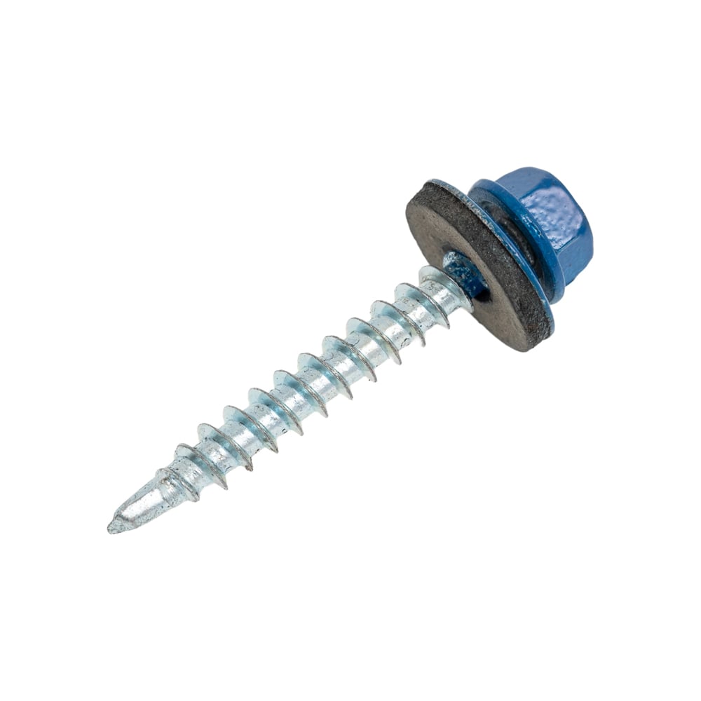 Изображение товара Саморез кровельный 4,8x35 RAL 5005 сигнальный синий, по дереву (1кг) ВИ 1299291